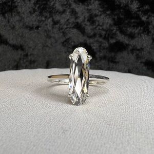 Sterling Silver Swarovski Crystal Ring